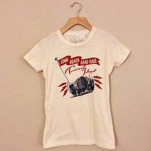 Ivory Atomic Swag Long Beach Road Race T-Shirt